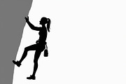 Adventure Climbers Silhouette Set, an Illustration by jahid234 (Thumbnail 2 of 21)