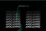 Apocalypto Typeface, a Sans Serif Font by Foxtype (Thumbnail 11 of 11)