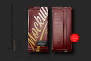 Chocolate Bar Mockup Top & Back Side, a Packaging Mockup by Reformer Mockup (Thumbnail 1 of 6)