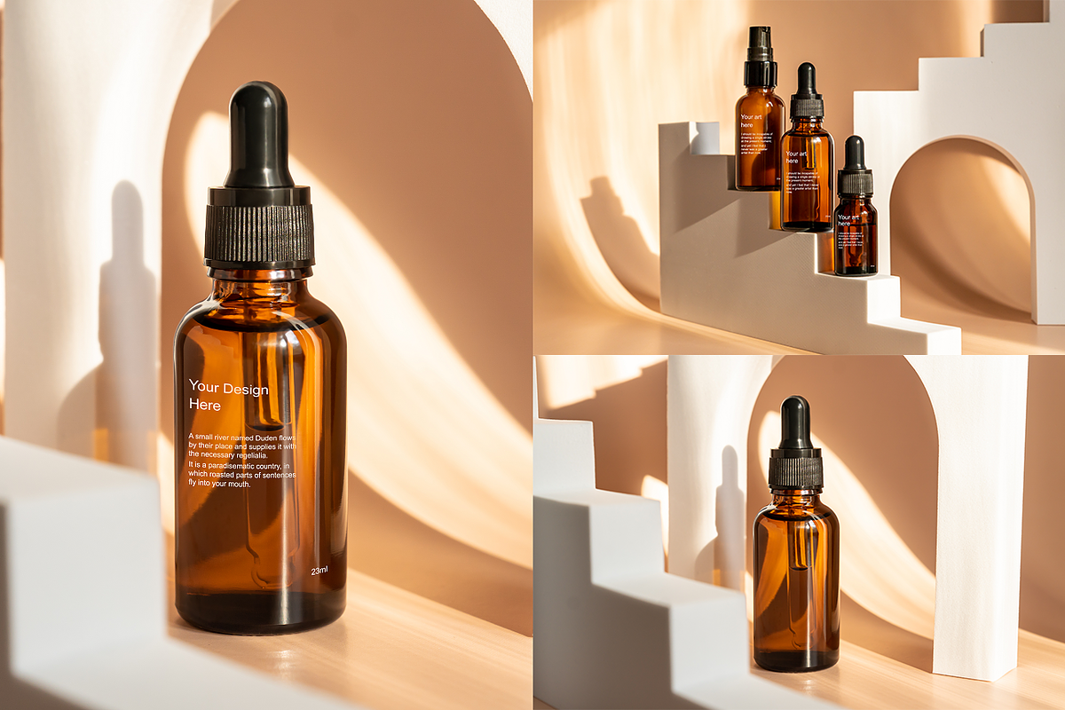 Skincare Mockups Beige, a Cups & Container Mockup by Miqdam Design Co. ® (Photo 1 of 3)