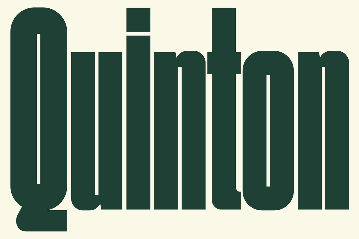 Quinton | Ultra Condensed Font