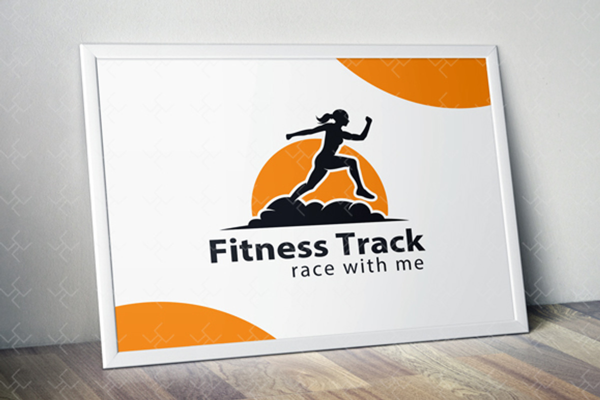 Fitness Track, a Branding & Logo Template by NasirGrfx