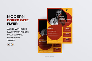 Creative Agency Flyer Template, a Flyer Template by mSpartan