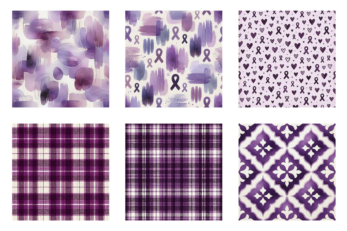 Disease Awareness Digital Papers, a Pattern Graphic by fashionaddict (Photo 5 of 6)