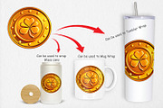 Gold Coin Clipart, a Graphic by Artnoy (Thumbnail 4 of 5)