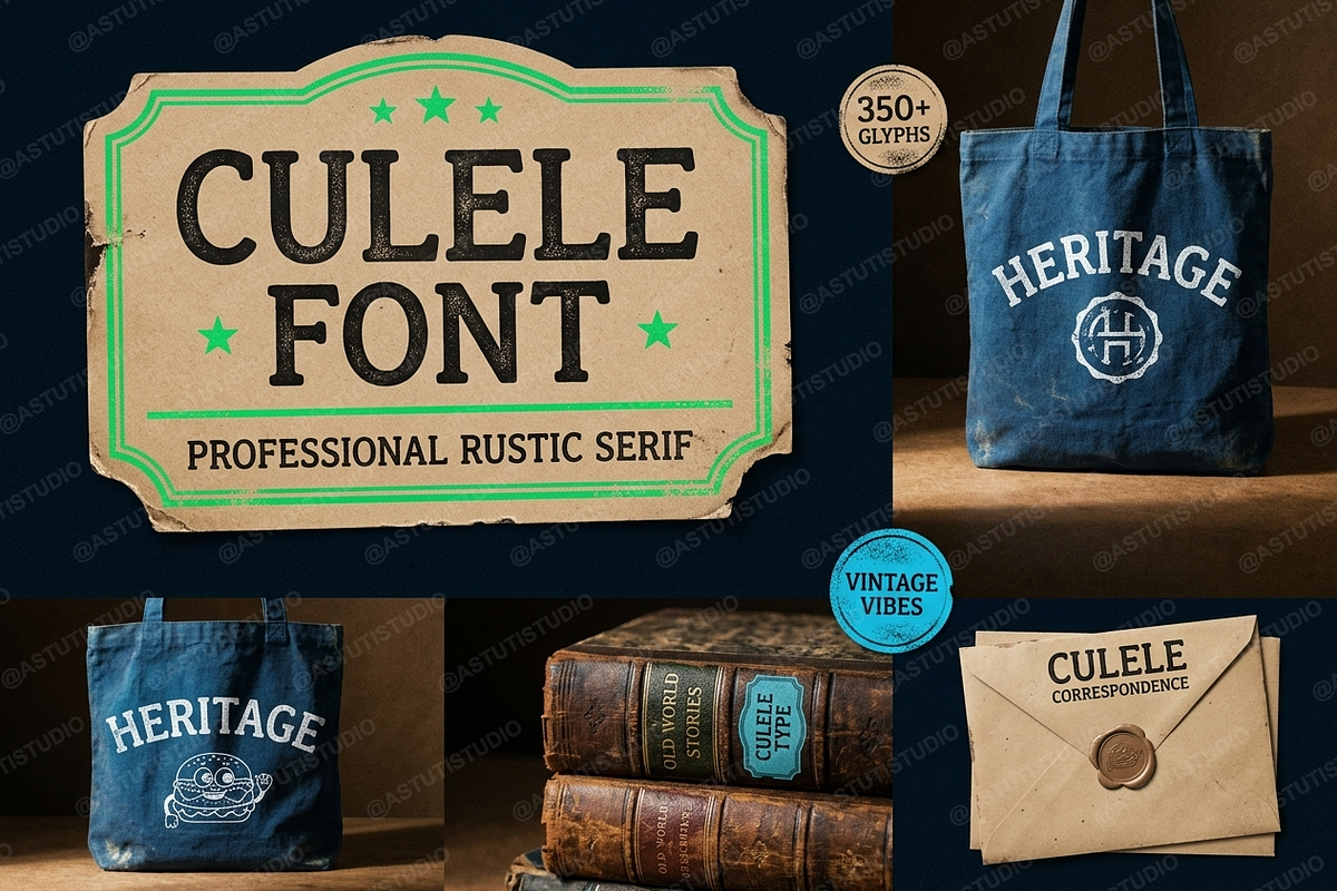 Culele - Elegant Modern Serif Typefa, a Serif Font by Astuti Studio (Photo 9 of 25)