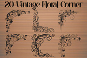 Vintage Floral Corner, an Object Graphic by Designer_Momina (Thumbnail 1 of 15)
