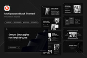 Multipurpose Black Themed PPT, a Presentation Template by Antstheme (Thumbnail 1 of 2)