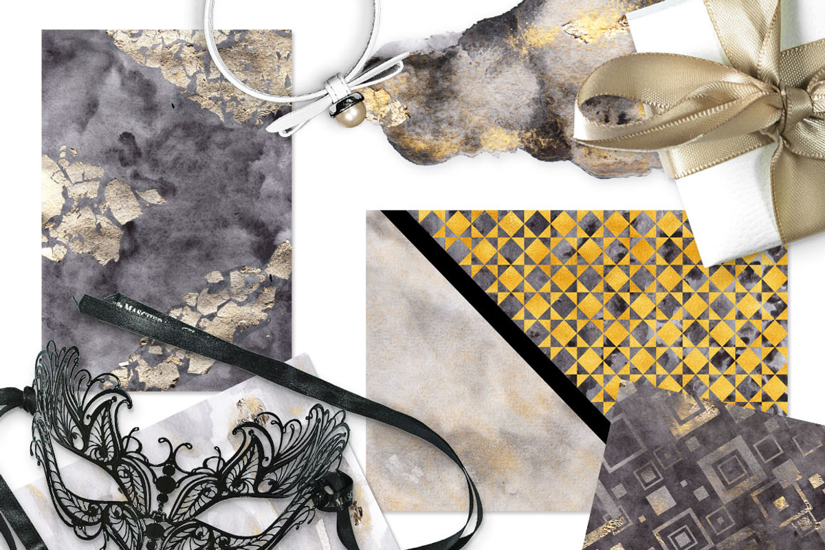 Watercolor glam textures, a Texture Graphic by Pink Ocean (Photo 2 of 10)