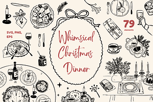 Whimsical Retro Table Clipart