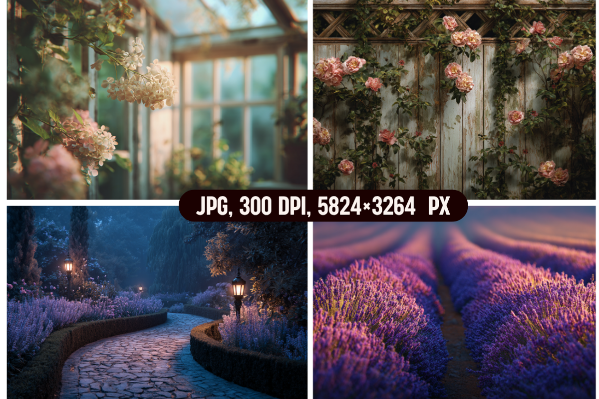 Romantic & Dreamy Photo Backdrops, a Background Graphic by PrintHaven Designs (Photo 5 of 12)