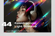 Kaleidoscopic Light Streams Overlays, a Brushes & More by PhotoSpirit (Thumbnail 1 of 8)