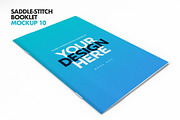 Saddle-Stitch Booklet Mockup Set, a Print Template by IFBdesign (Thumbnail 13 of 15)