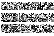 Vintage Animals and Fish Folk Art, an Illustration by devastd (Thumbnail 30 of 30)