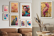 Golden Dreams – Surreal Floral & Abs, a Decorative Illustration by O m N i  Studio (Thumbnail 7 of 16)