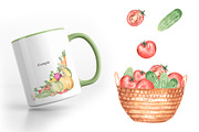 Watercolor Vegetables Collection, a Food Illustration by MayaNavits (Thumbnail 6 of 12)