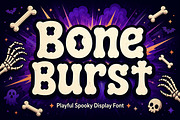 Bone Burst, a Slab Serif Font by Wow Magic (Thumbnail 1 of 4)