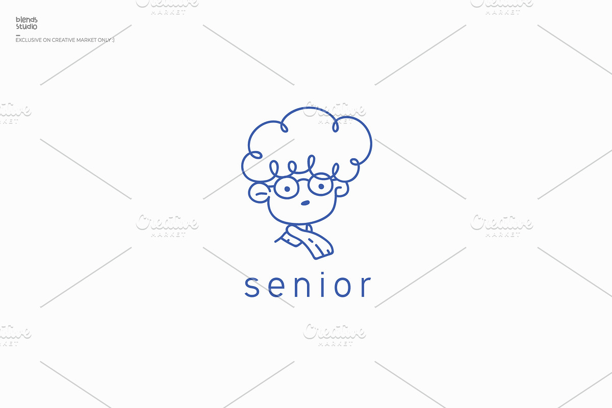 Senior Logo, a Branding & Logo Template by blends.studio (Photo 1 of 3)