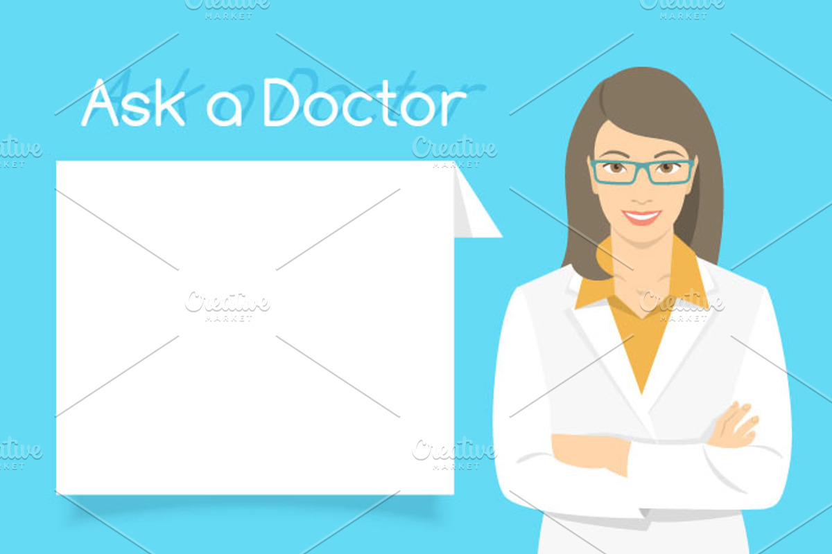 Ask a Doctor Information banners, a Healthcare Illustration by Vectorikart (Photo 2 of 4)