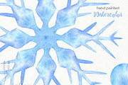 Watercolor Snowflakes, an Illustration by OllyKo Art (Thumbnail 8 of 9)