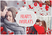Heart Valentine's Photoshop Overlays, a Layer Style Add-On by Creative Shop (Thumbnail 1 of 4)