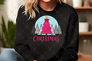 Pink Christmas Trees PNG, an Illustration by Craft Nest (Thumbnail 3 of 6)