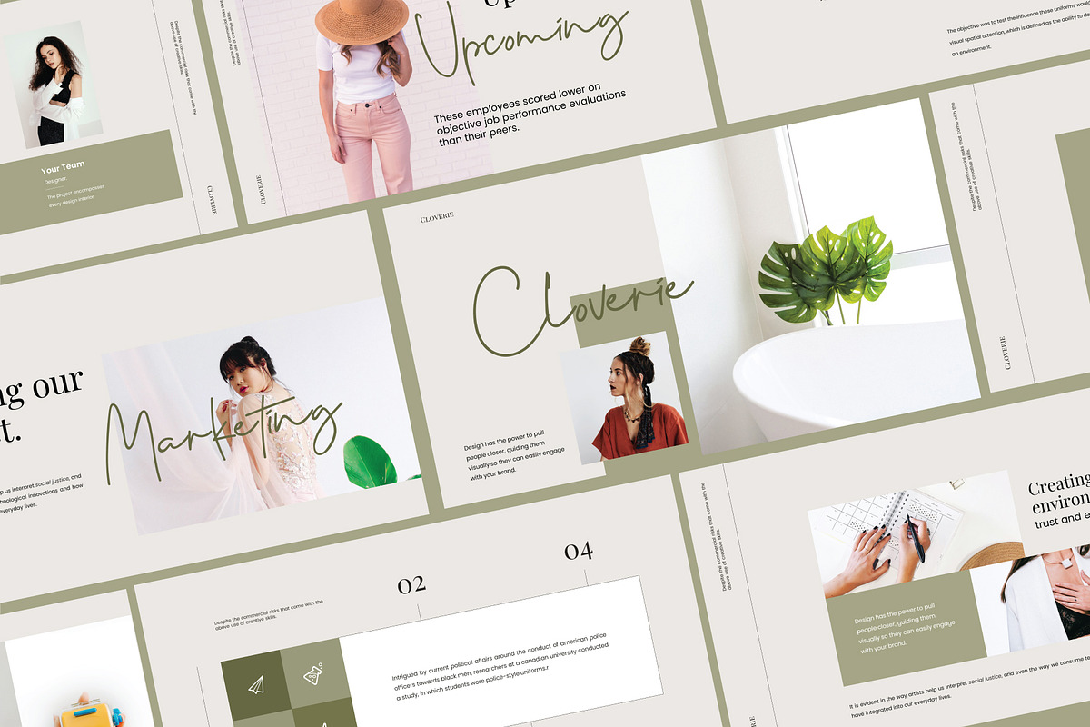 Cloverie Powerpoint Template, a Presentation Template by Visualin.std (Photo 4 of 6)