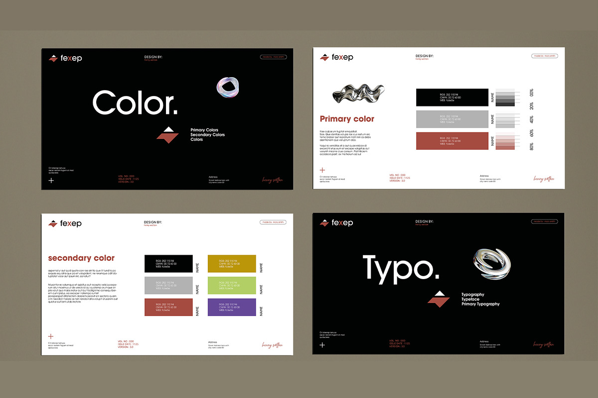 Brand Guideline Presentation preview 4