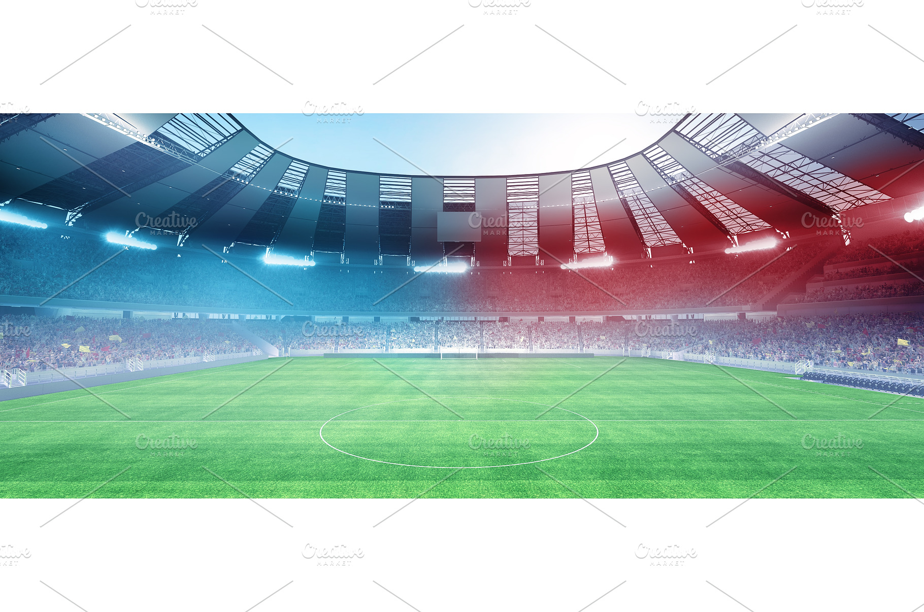Full stadium and neoned colorful, a Sports & Recreation Photo by Volodymyr Melnyk