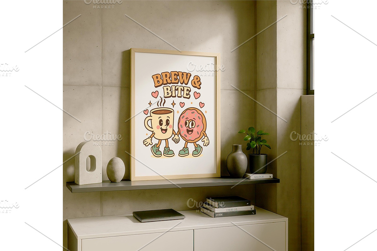 Personalize Brew & Bite Coffee Donut, a Background Graphic by LaseredNinja (Photo 6 of 7)