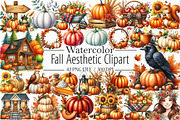 Fall Aesthetic Clipart, an Illustration by Libby Wishes (Thumbnail 1 of 11)