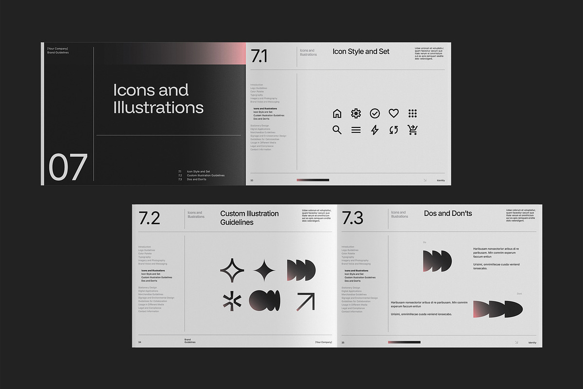Brand Guidelines - Unioon, a Brochure Template by fakhroo (Photo 9 of 20)