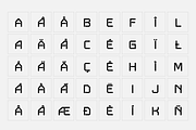 Flip - Square font, a Sans Serif Font by SelfBuild Type (Thumbnail 7 of 12)
