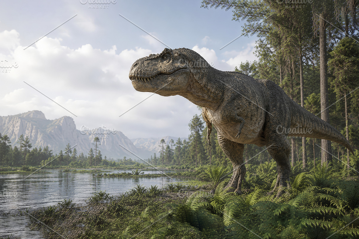 T-Rex in Prehistoric Forest, an Animal Photo by Hamza067 (Photo 2 of 3)