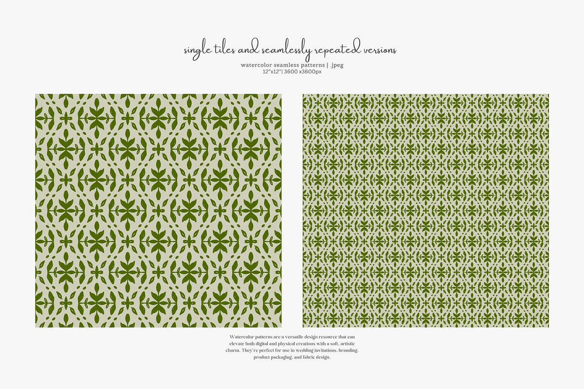 woodland seamless pattern set, a Pattern Graphic by Patishop Art (Photo 8 of 10)