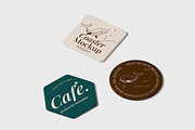 Coaster Mockup, a Product Mockup by Permadi Creative (Thumbnail 4 of 5)
