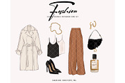 Fashion apparel women clothes, an Illustration by Milatoo (Thumbnail 7 of 10)