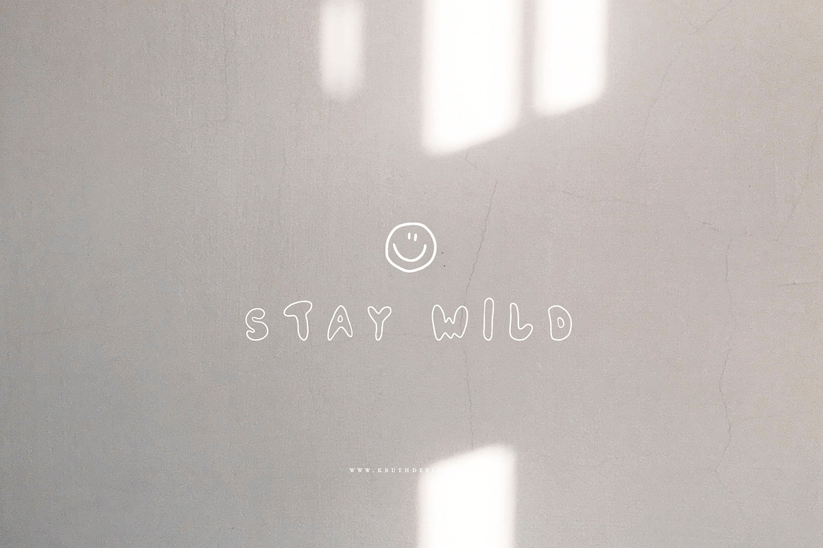 The Funky Font / by kruthdesign, a Script Font by KruthDesign (Photo 6 of 10)