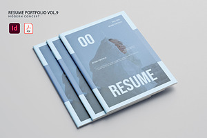 Resume Portfolio Vol.9, a Resume Template by Bewalrus Studio