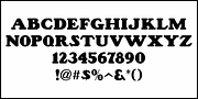 Extra Bold Nouveau, a Serif Font by Jeff Levine Fonts (Thumbnail 3 of 5)
