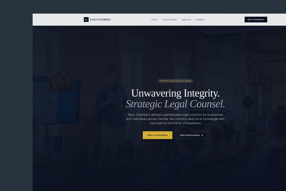 Law Firm Landing Page, a HTML Template by PetersTouch Creative (Photo 3 of 3)