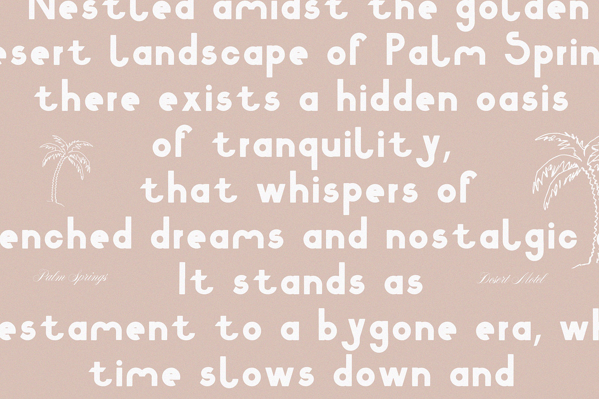 Salt Air Handmade Retro Sans Serif, a Sans Serif Font by Laras Wonderland (Photo 6 of 11)
