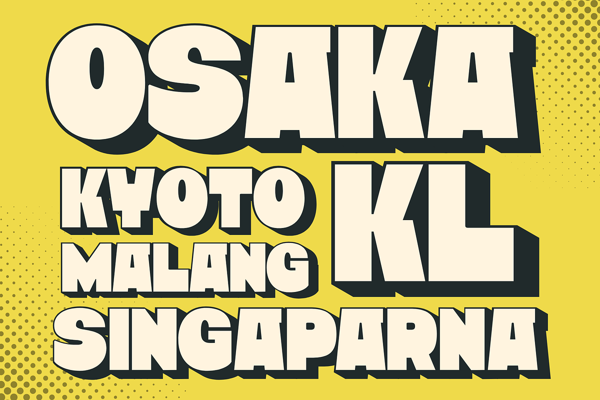 Blog Food - Branding Retro Logo Font, a Sans Serif Font by Nirmana Visual (Photo 5 of 14)
