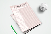 Canva Advertising Tracker Planner, a Stationery Template by ARP Creation (Thumbnail 3 of 3)