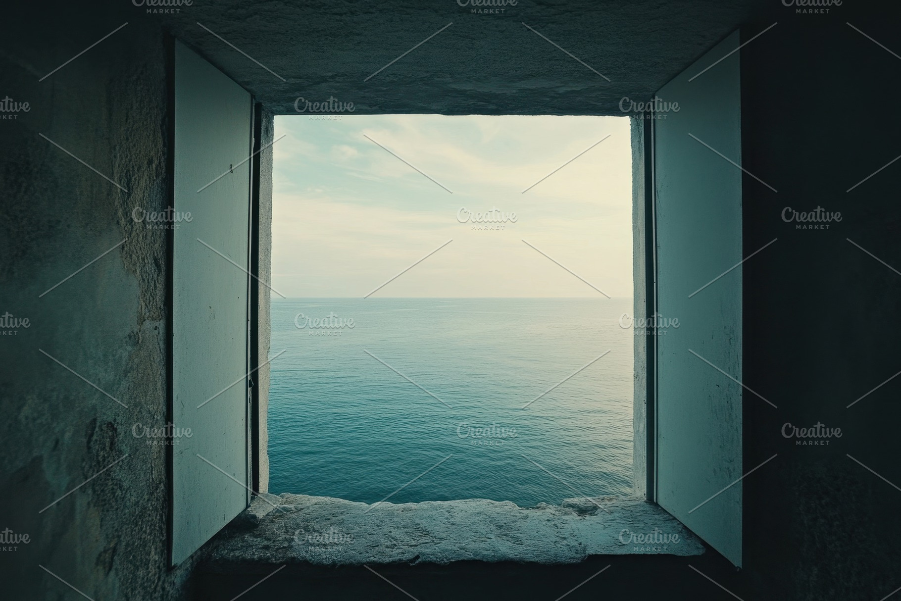 Slow motion reveal of serene sea vie, a Photo by Iftikhar Alam