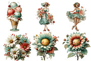 Whimsical Summer Clipart, an Illustration by DreamArtGraphic (Thumbnail 3 of 5)