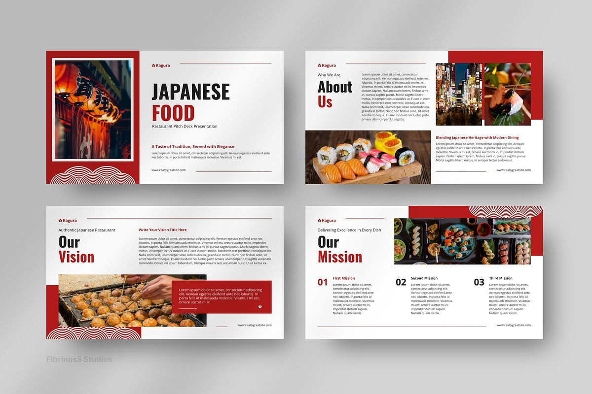 Japanese Food Restaurant Pitch Deck preview 5