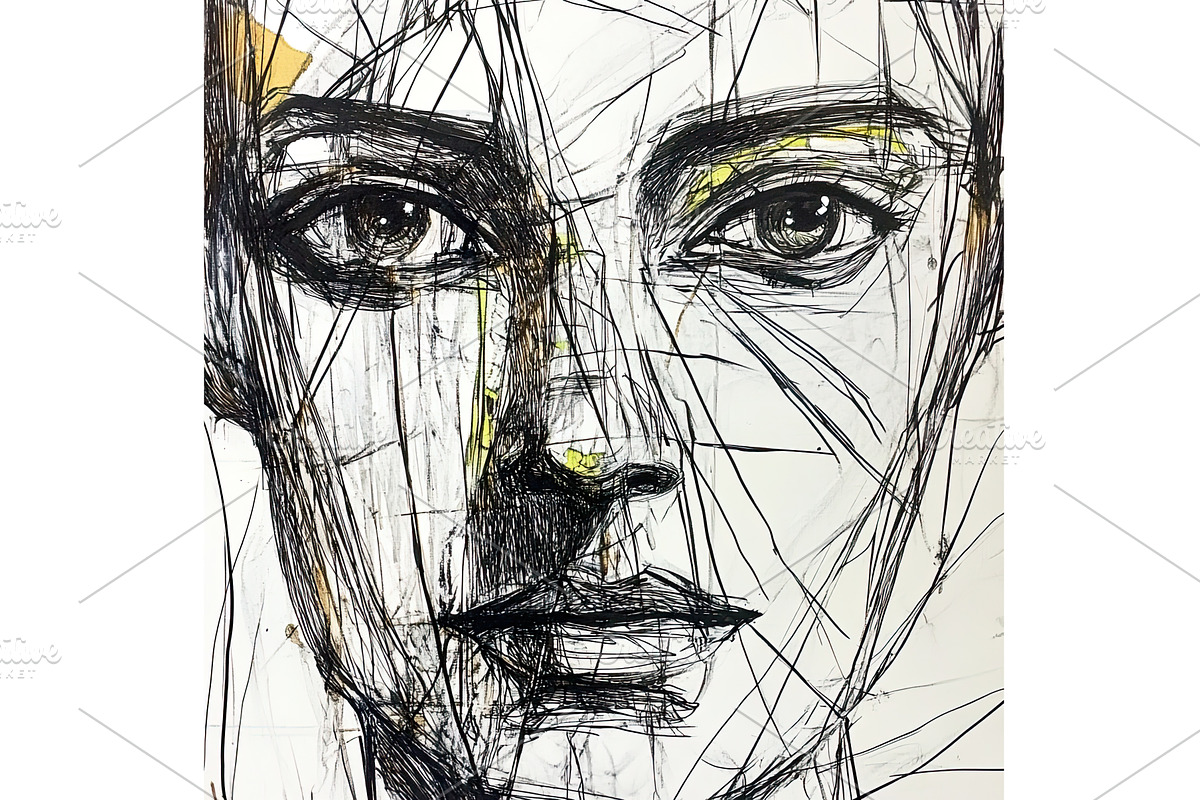 Portrait of a Woman with Linear, an Illustration by Lermont51