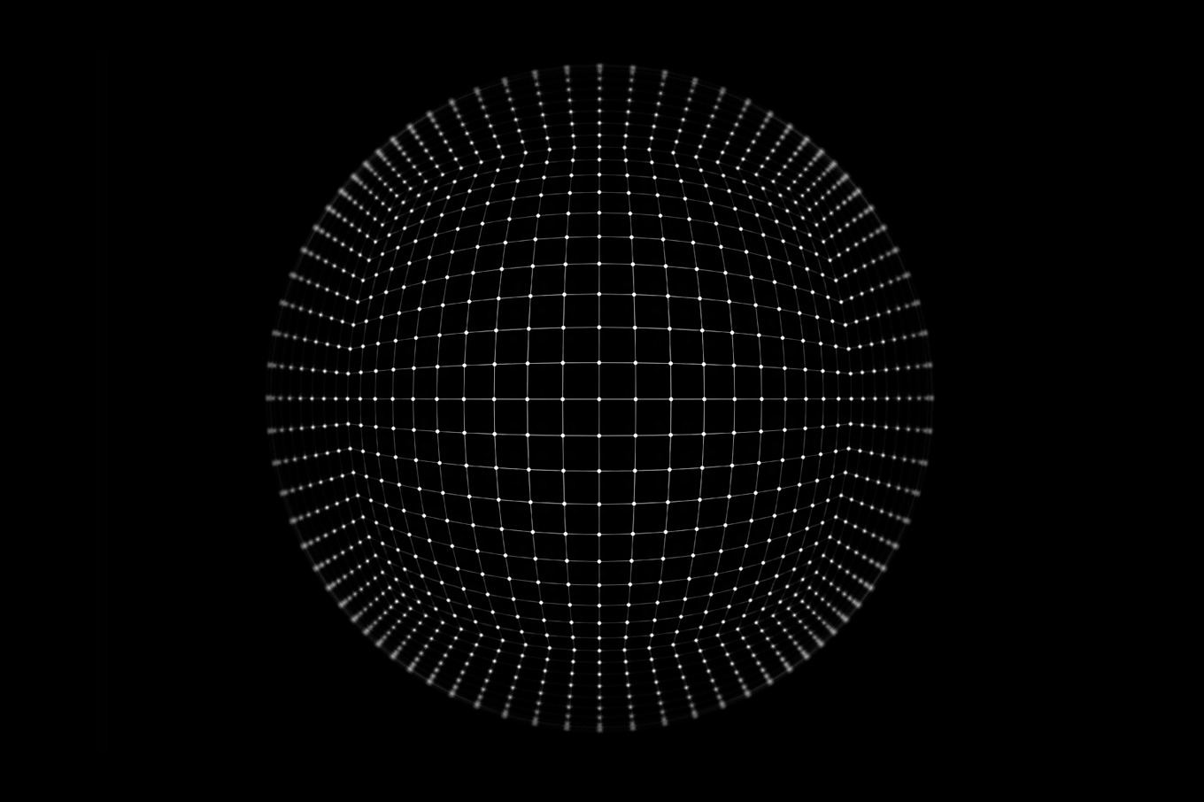 Sphere Illustration 3D Grid., an Education Illustration by RDShop