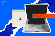 Trendy halftone collage showcasing, a Technology Illustration by art PVP - market (Thumbnail 3 of 3)